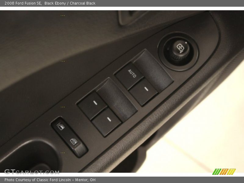Black Ebony / Charcoal Black 2008 Ford Fusion SE