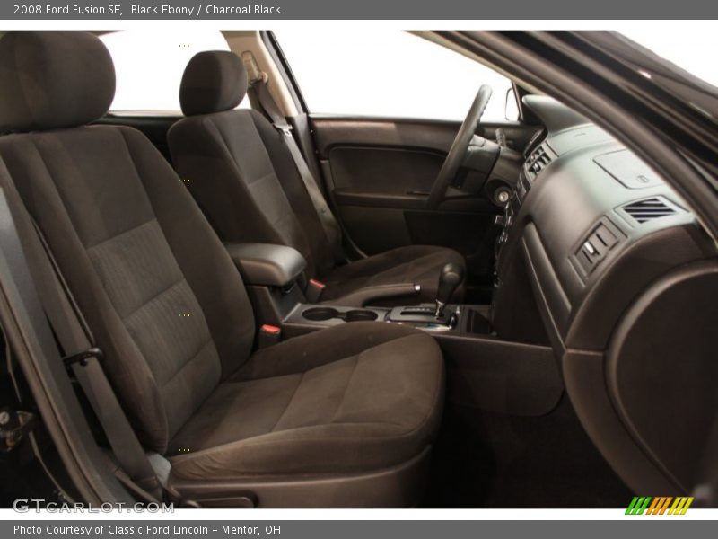  2008 Fusion SE Charcoal Black Interior