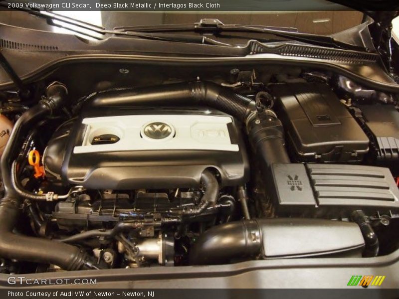 Deep Black Metallic / Interlagos Black Cloth 2009 Volkswagen GLI Sedan