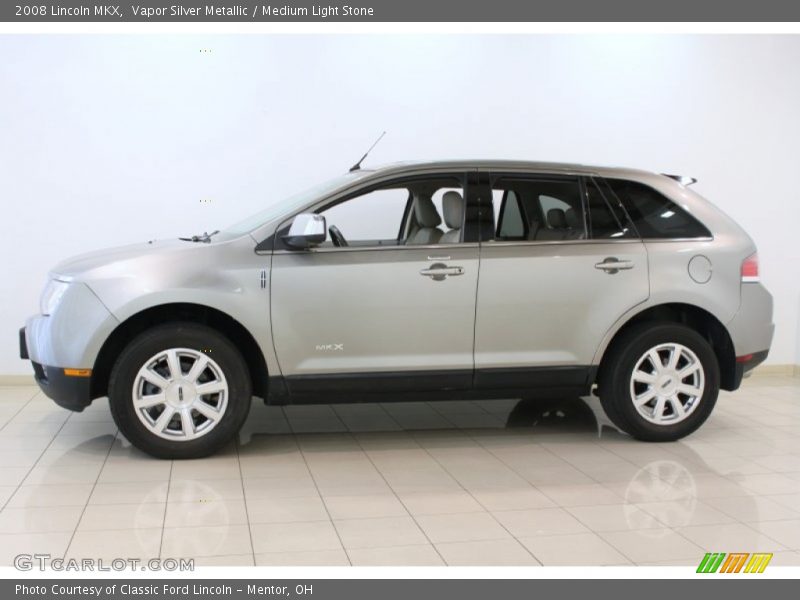 Vapor Silver Metallic / Medium Light Stone 2008 Lincoln MKX
