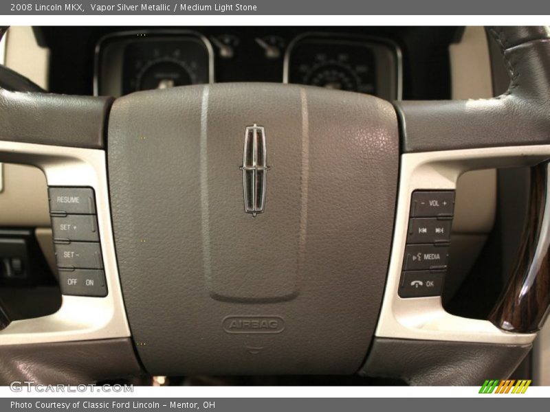 Vapor Silver Metallic / Medium Light Stone 2008 Lincoln MKX
