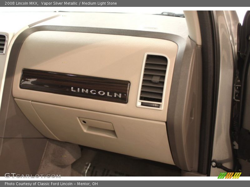 Vapor Silver Metallic / Medium Light Stone 2008 Lincoln MKX