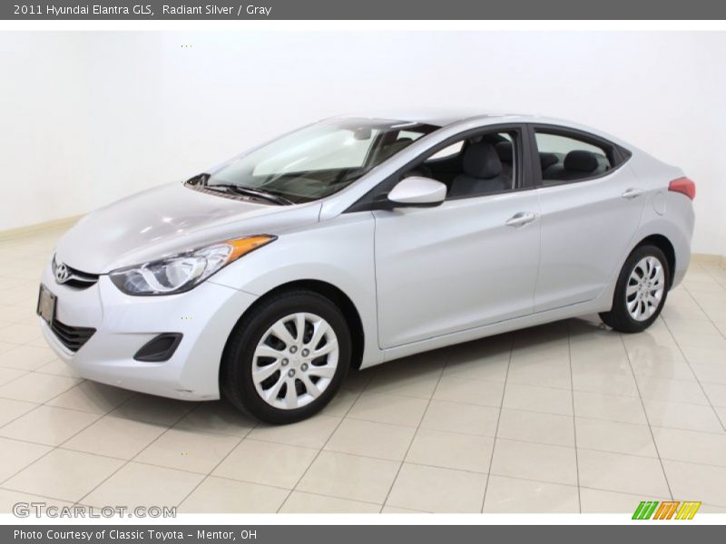 Radiant Silver / Gray 2011 Hyundai Elantra GLS