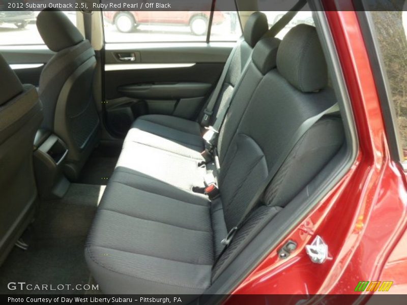 Ruby Red Pearl / Off Black 2012 Subaru Outback 2.5i