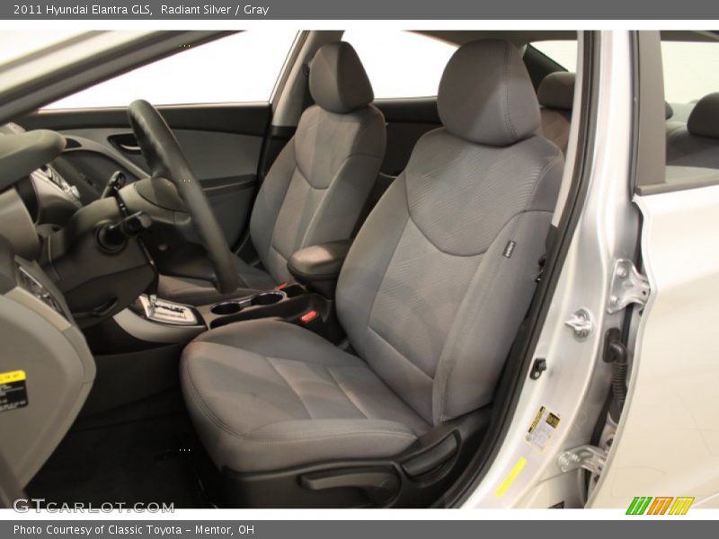 Radiant Silver / Gray 2011 Hyundai Elantra GLS