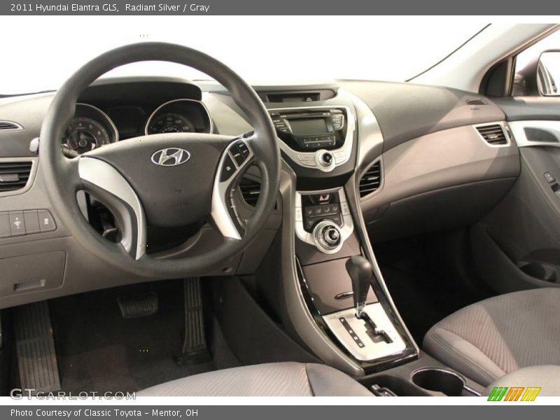 Radiant Silver / Gray 2011 Hyundai Elantra GLS