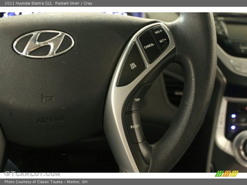 Radiant Silver / Gray 2011 Hyundai Elantra GLS