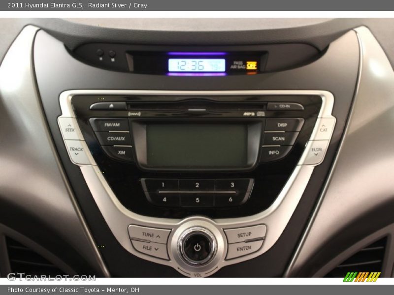 Radiant Silver / Gray 2011 Hyundai Elantra GLS