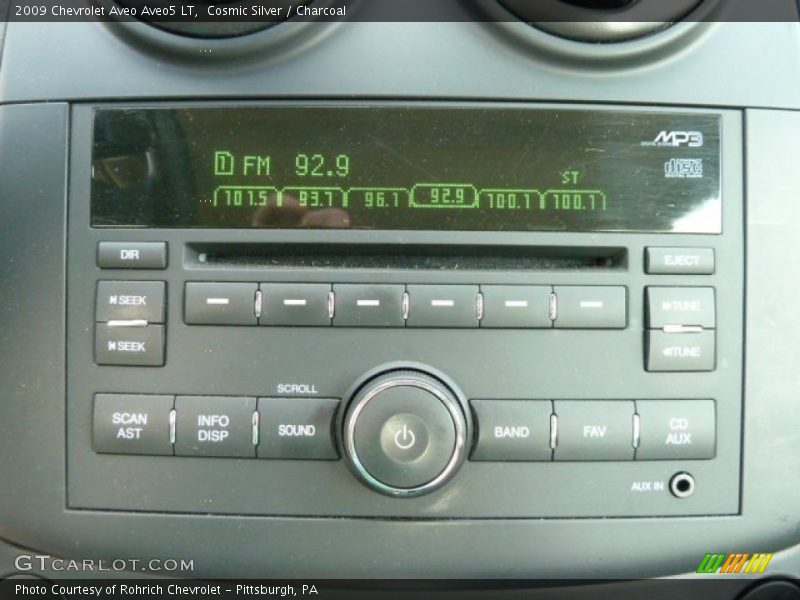 Cosmic Silver / Charcoal 2009 Chevrolet Aveo Aveo5 LT