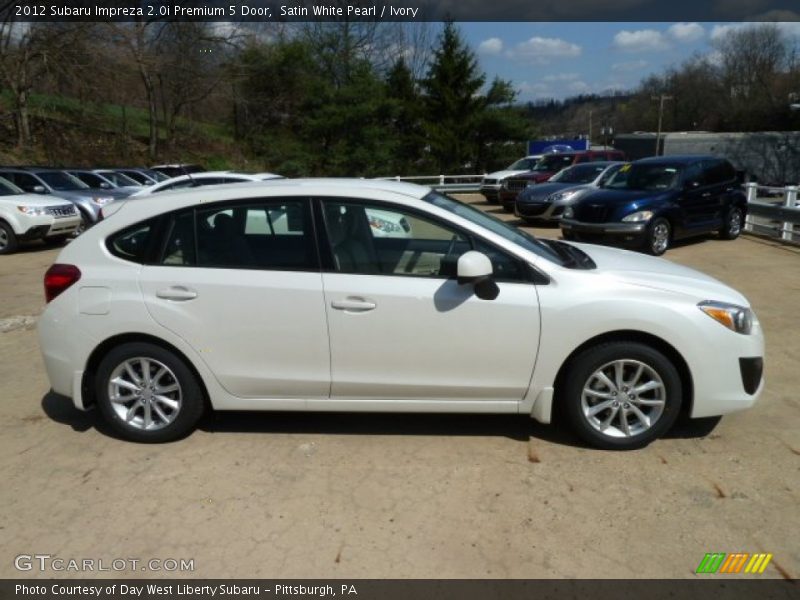  2012 Impreza 2.0i Premium 5 Door Satin White Pearl