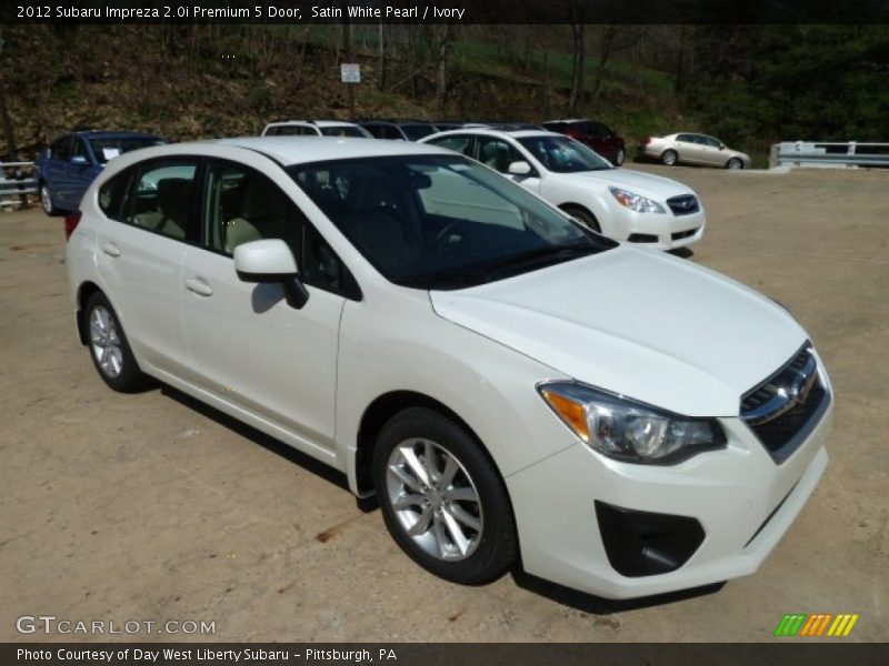 Front 3/4 View of 2012 Impreza 2.0i Premium 5 Door