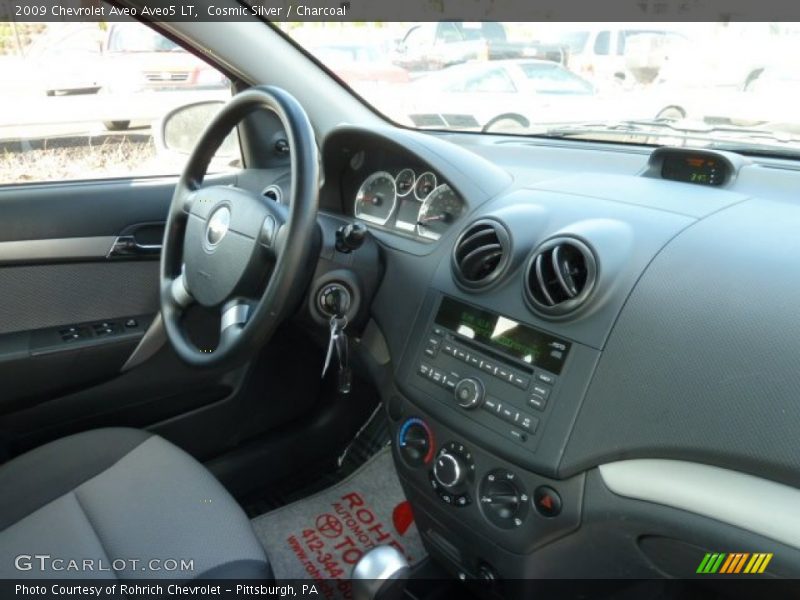 Cosmic Silver / Charcoal 2009 Chevrolet Aveo Aveo5 LT