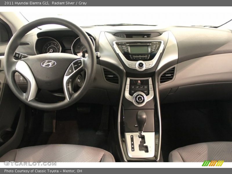 Radiant Silver / Gray 2011 Hyundai Elantra GLS