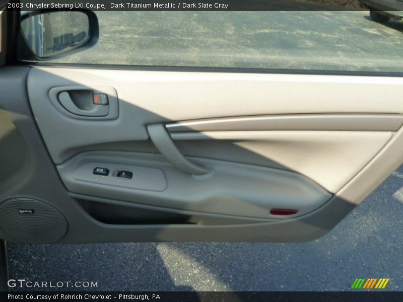 Dark Titanium Metallic / Dark Slate Gray 2003 Chrysler Sebring LXi Coupe