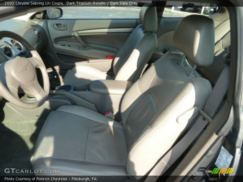 Dark Titanium Metallic / Dark Slate Gray 2003 Chrysler Sebring LXi Coupe