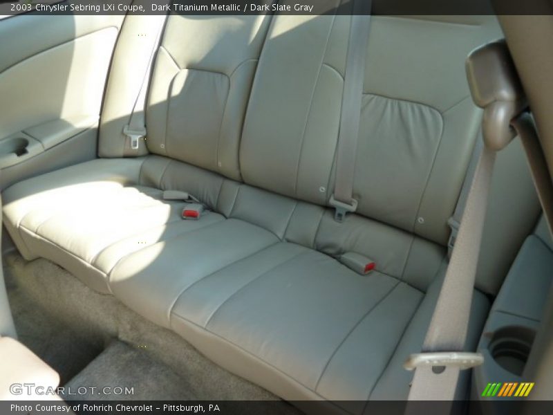 Dark Titanium Metallic / Dark Slate Gray 2003 Chrysler Sebring LXi Coupe