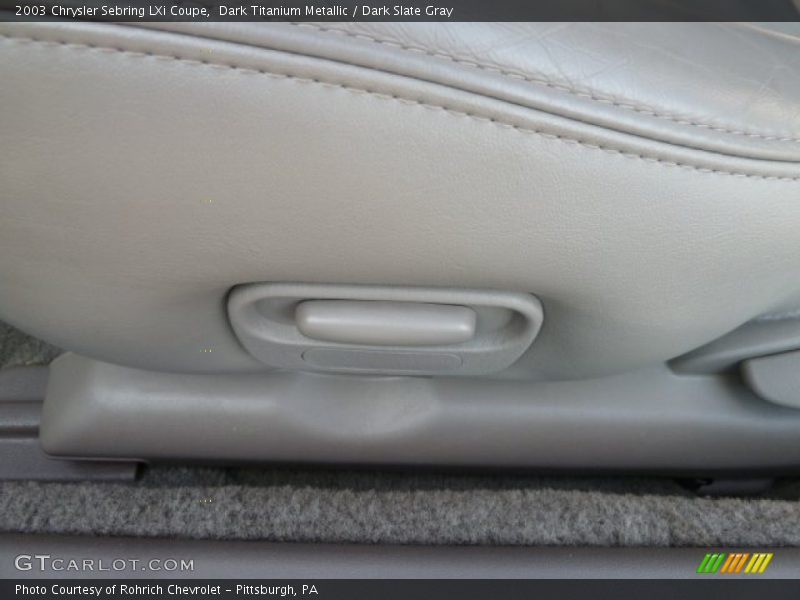 Dark Titanium Metallic / Dark Slate Gray 2003 Chrysler Sebring LXi Coupe