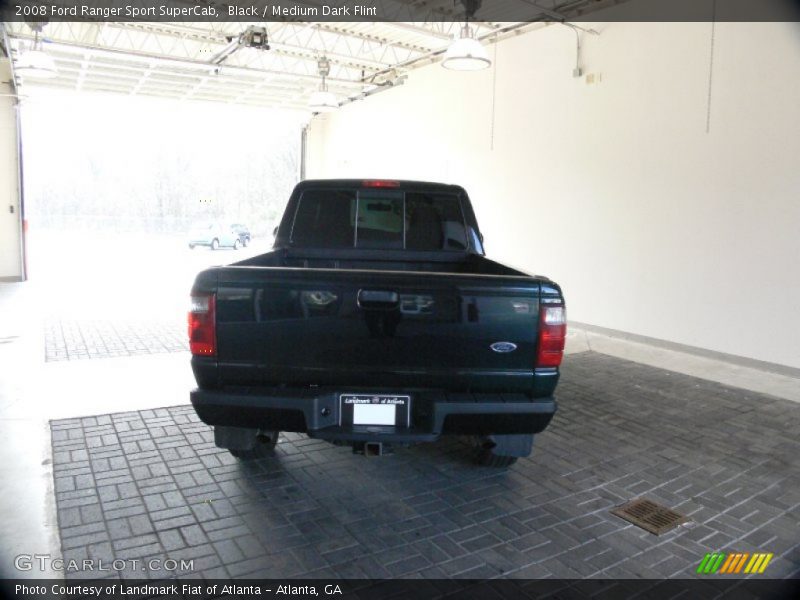 Black / Medium Dark Flint 2008 Ford Ranger Sport SuperCab
