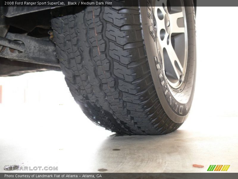 Black / Medium Dark Flint 2008 Ford Ranger Sport SuperCab