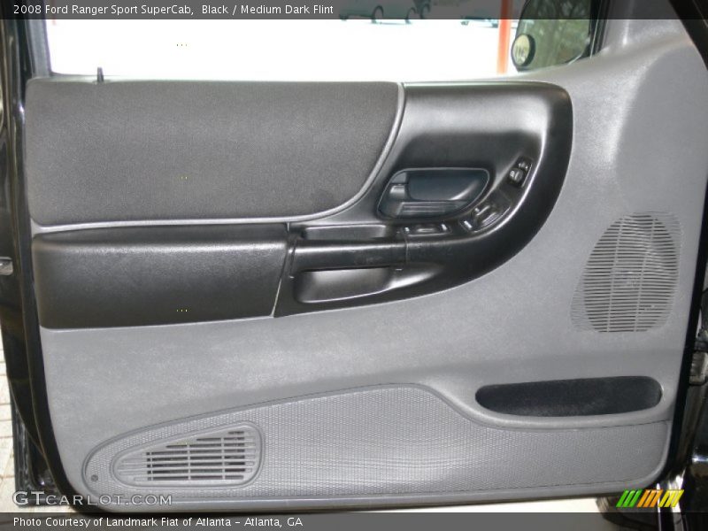 Black / Medium Dark Flint 2008 Ford Ranger Sport SuperCab