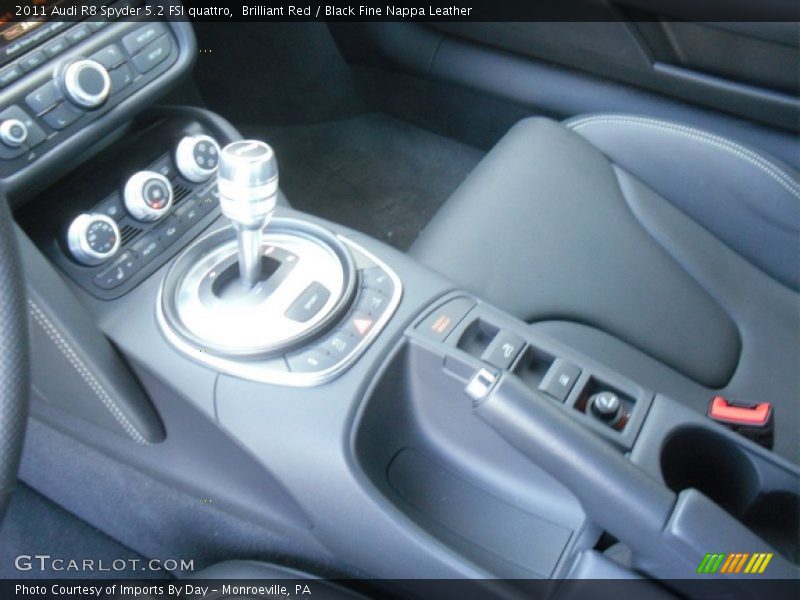 Brilliant Red / Black Fine Nappa Leather 2011 Audi R8 Spyder 5.2 FSI quattro