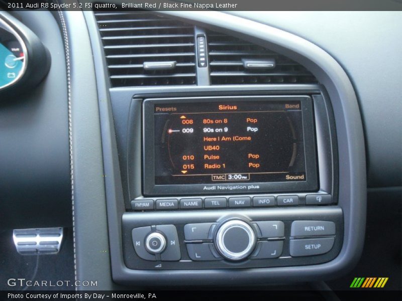 Controls of 2011 R8 Spyder 5.2 FSI quattro