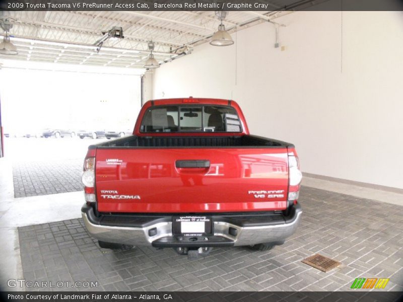 Barcelona Red Metallic / Graphite Gray 2009 Toyota Tacoma V6 PreRunner Access Cab