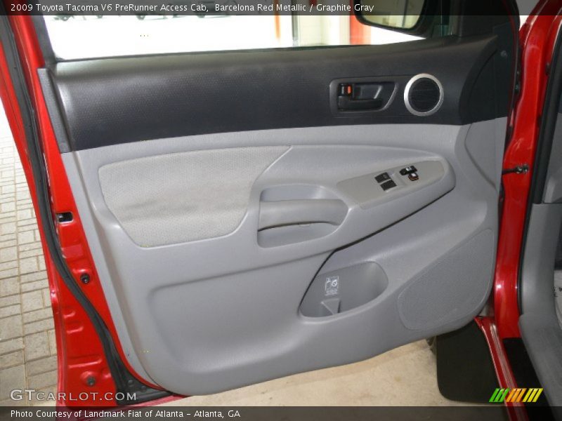 Barcelona Red Metallic / Graphite Gray 2009 Toyota Tacoma V6 PreRunner Access Cab