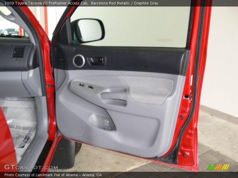 Barcelona Red Metallic / Graphite Gray 2009 Toyota Tacoma V6 PreRunner Access Cab