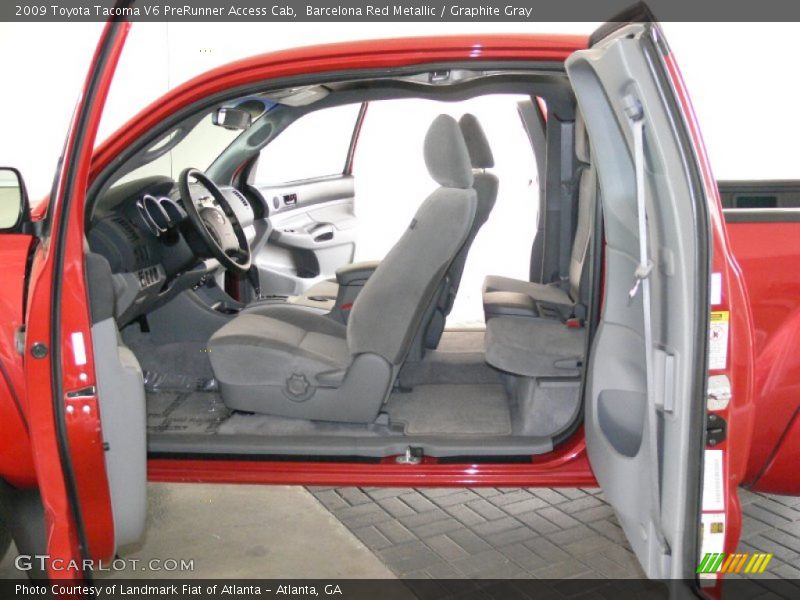 Barcelona Red Metallic / Graphite Gray 2009 Toyota Tacoma V6 PreRunner Access Cab