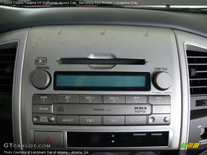 Barcelona Red Metallic / Graphite Gray 2009 Toyota Tacoma V6 PreRunner Access Cab