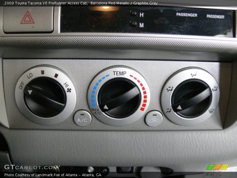 Barcelona Red Metallic / Graphite Gray 2009 Toyota Tacoma V6 PreRunner Access Cab