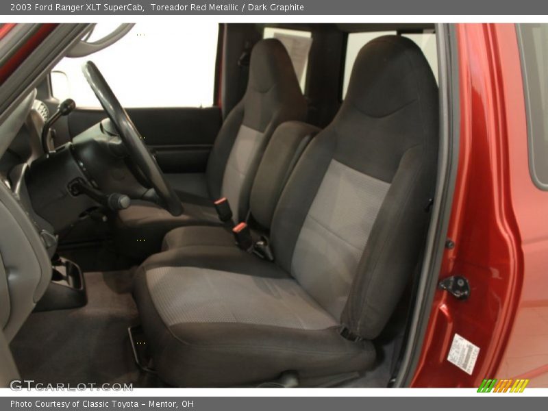 Toreador Red Metallic / Dark Graphite 2003 Ford Ranger XLT SuperCab