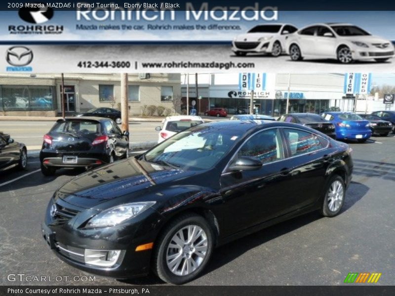 Ebony Black / Black 2009 Mazda MAZDA6 i Grand Touring