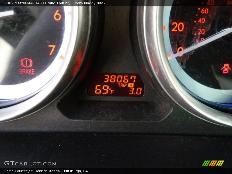 Ebony Black / Black 2009 Mazda MAZDA6 i Grand Touring