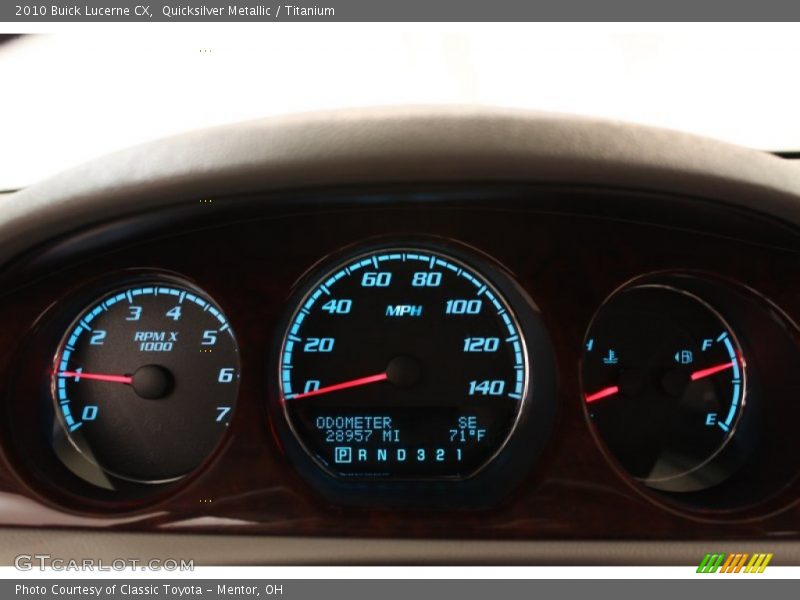  2010 Lucerne CX CX Gauges