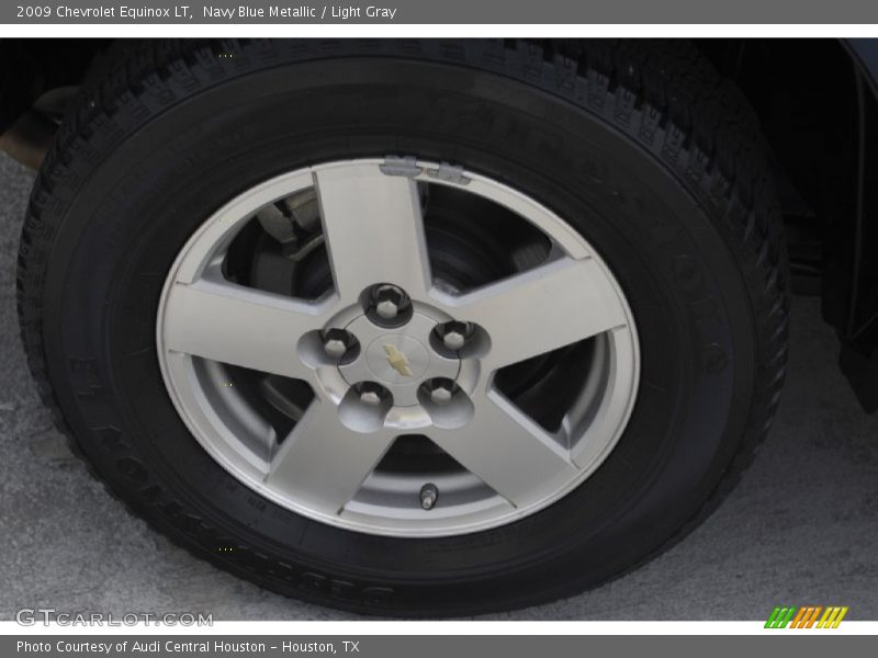 Navy Blue Metallic / Light Gray 2009 Chevrolet Equinox LT