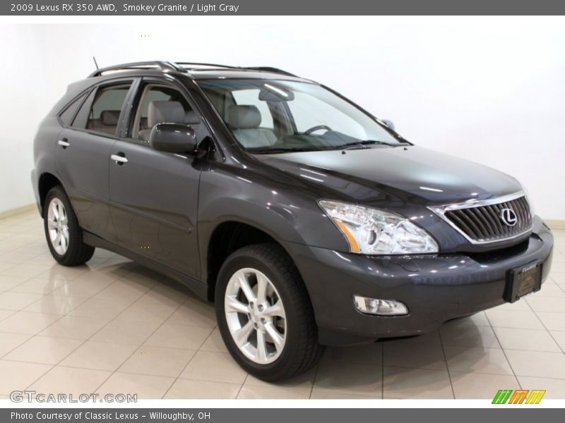 Smokey Granite / Light Gray 2009 Lexus RX 350 AWD