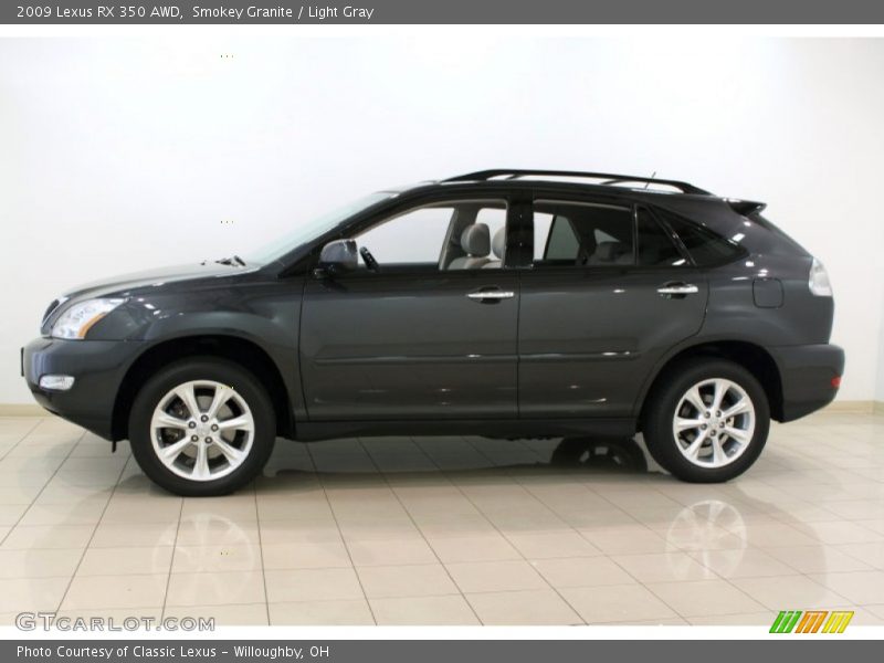 Smokey Granite / Light Gray 2009 Lexus RX 350 AWD