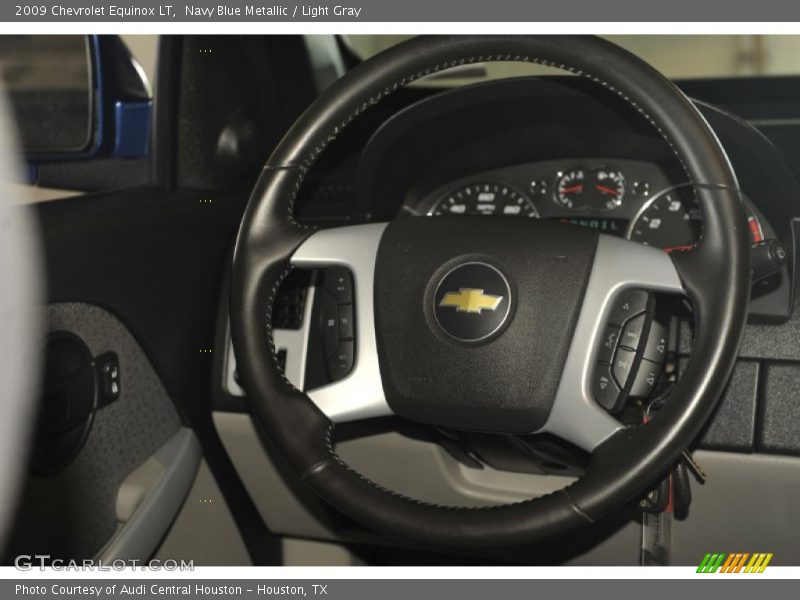 Navy Blue Metallic / Light Gray 2009 Chevrolet Equinox LT
