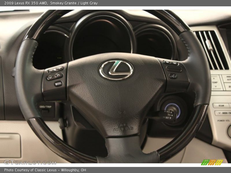 Smokey Granite / Light Gray 2009 Lexus RX 350 AWD