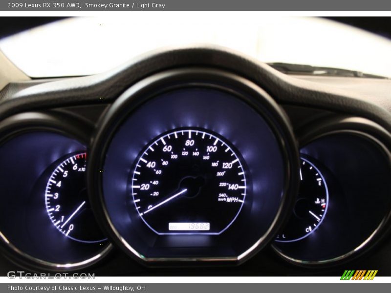 Smokey Granite / Light Gray 2009 Lexus RX 350 AWD