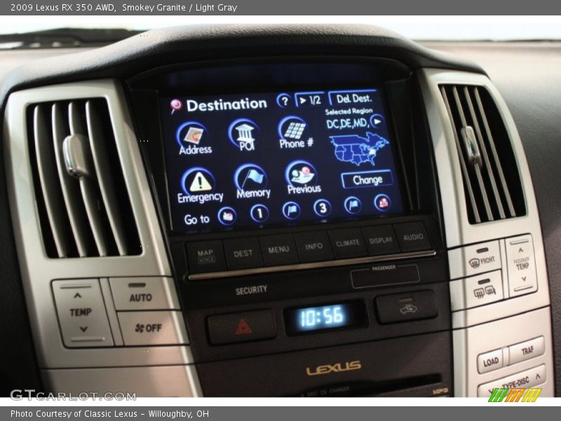 Smokey Granite / Light Gray 2009 Lexus RX 350 AWD