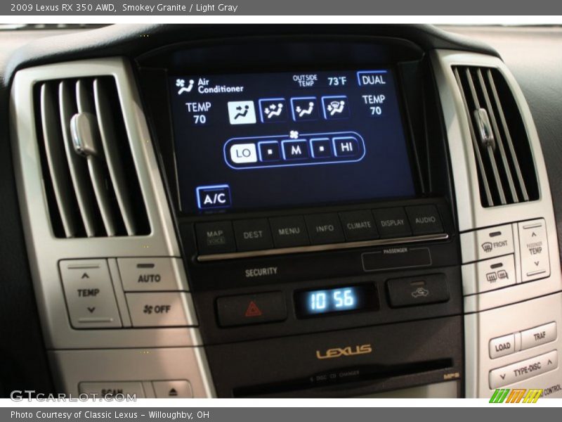 Smokey Granite / Light Gray 2009 Lexus RX 350 AWD