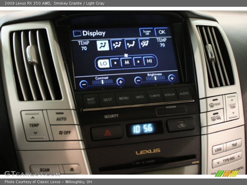 Smokey Granite / Light Gray 2009 Lexus RX 350 AWD