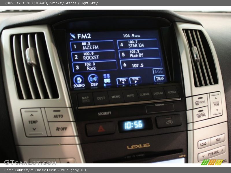 Smokey Granite / Light Gray 2009 Lexus RX 350 AWD
