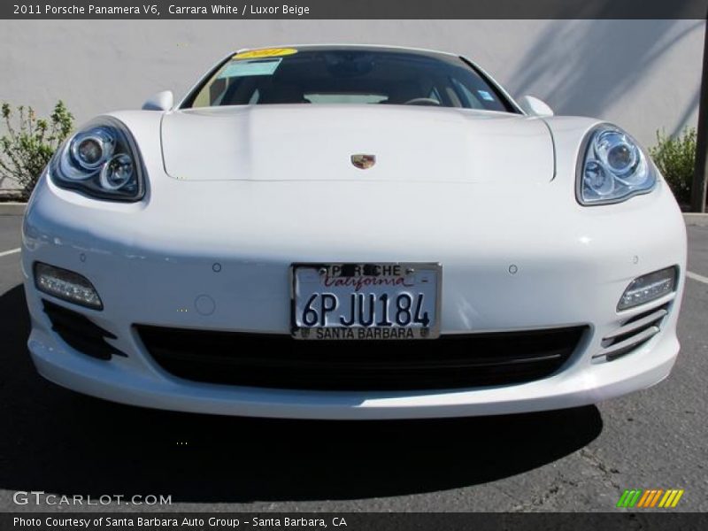 Carrara White / Luxor Beige 2011 Porsche Panamera V6