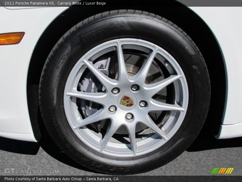 Carrara White / Luxor Beige 2011 Porsche Panamera V6
