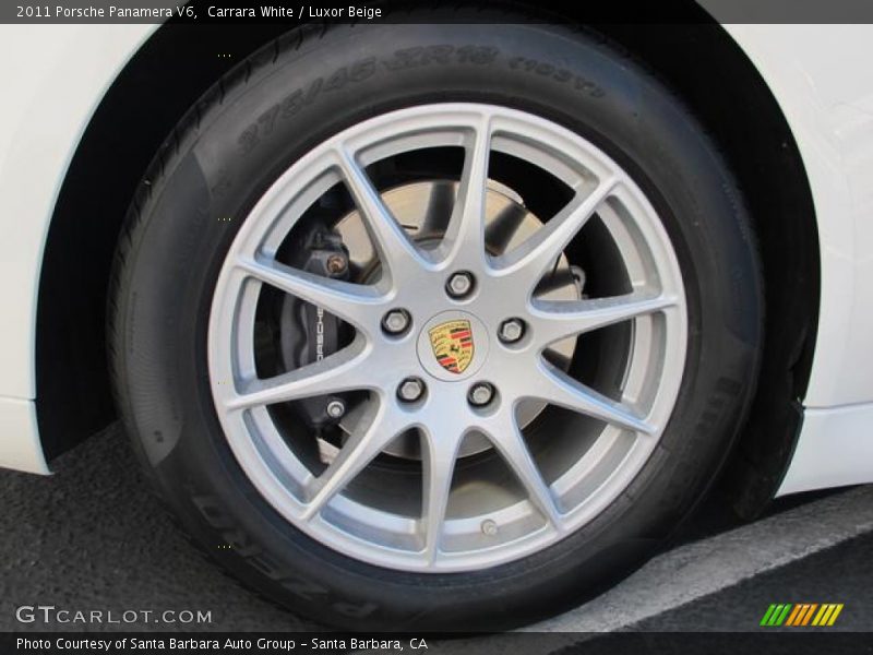 Carrara White / Luxor Beige 2011 Porsche Panamera V6