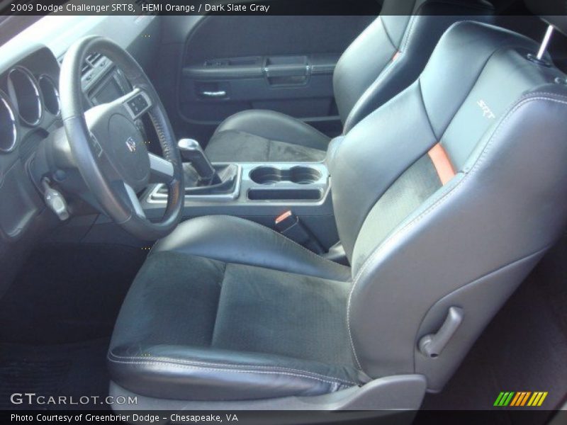 HEMI Orange / Dark Slate Gray 2009 Dodge Challenger SRT8